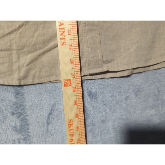 Banana Republic Men's XL Beige Cream Button Down Shirt Slim Untucked Fit NWT - Picture 6 of 7